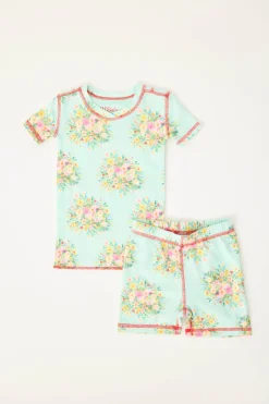 Kids P.J. Salvage Peachy | Kids>Adrian Valencia x PJS Floral Toddler PJ Set