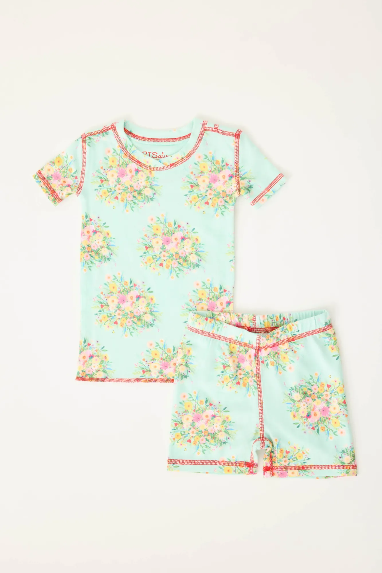 Kids P.J. Salvage Peachy | Kids>Adrian Valencia x PJS Floral Big Kid PJ Set