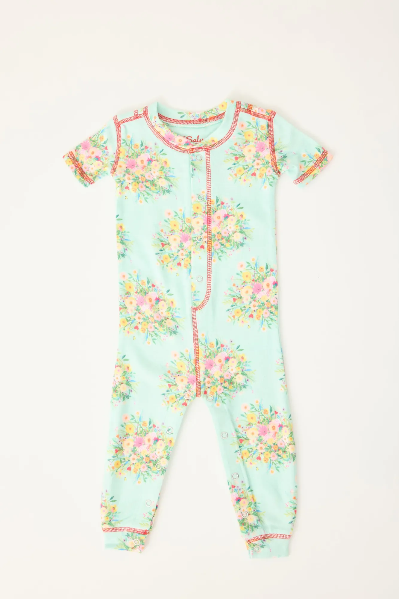 Kids P.J. Salvage Peachy | Kids>Adrian Valencia x PJS Floral Baby Romper