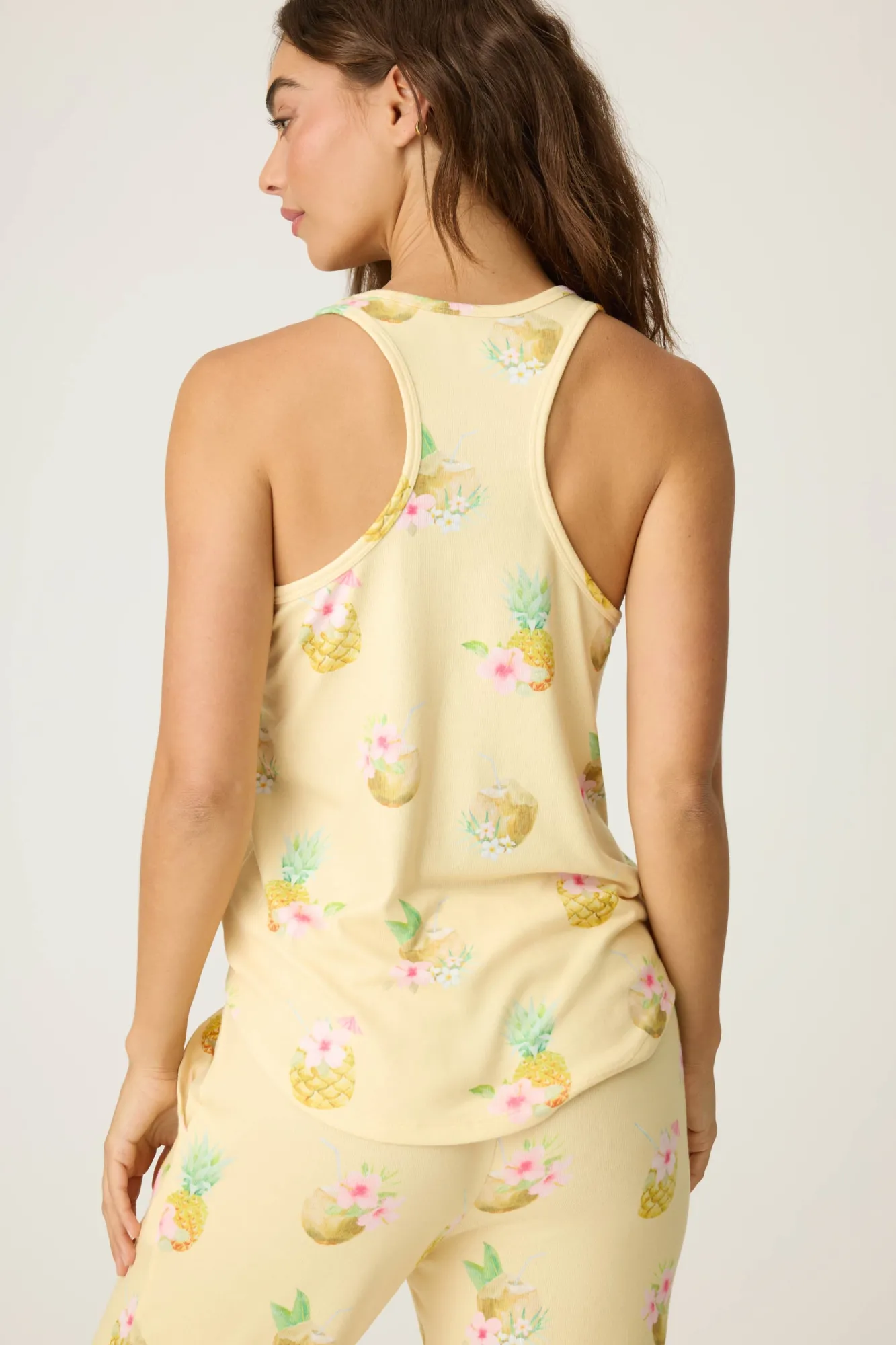 P.J. Salvage Tops | Coffee & Cocktails>Aloha Hour Tank Top