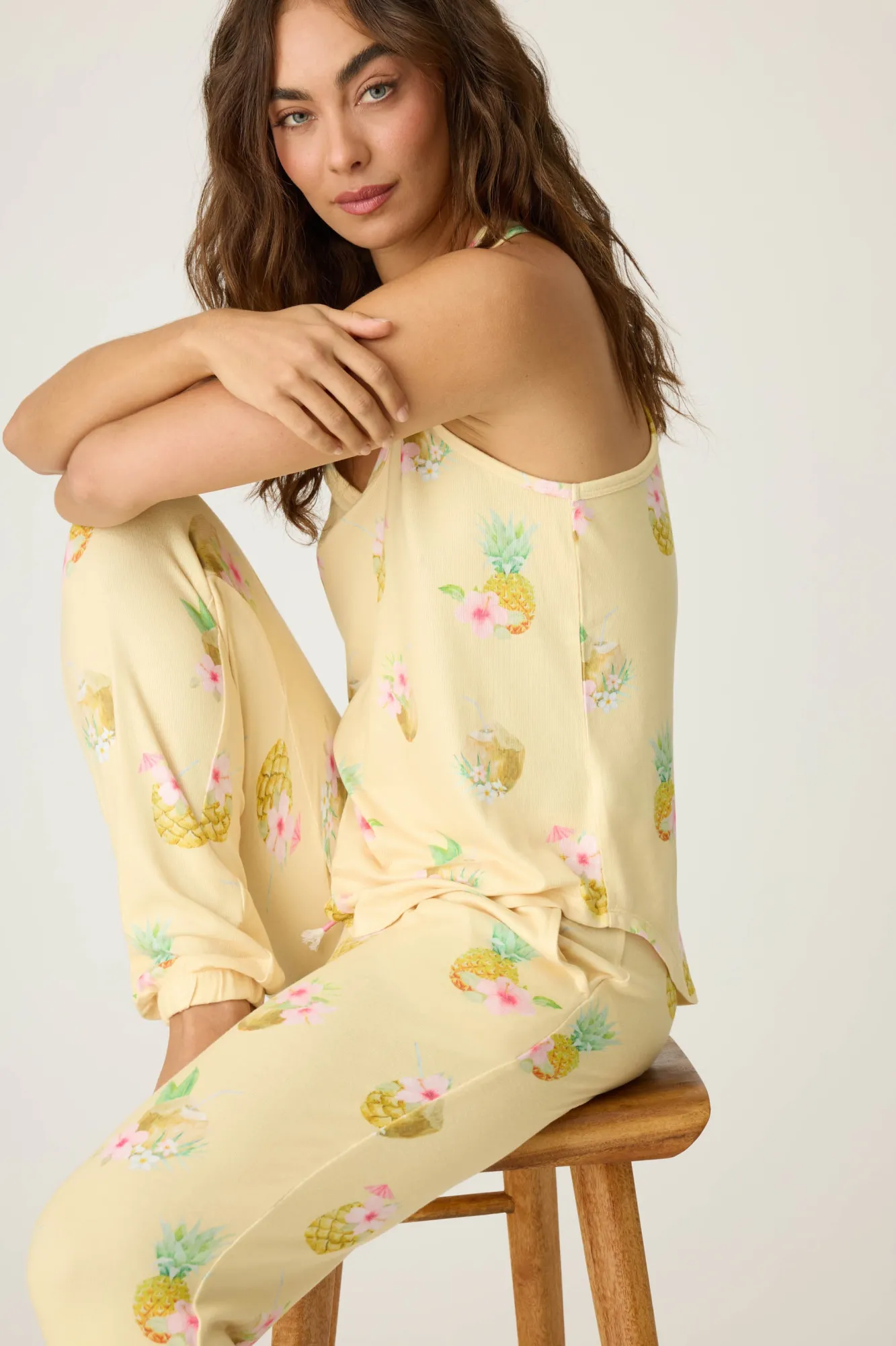 P.J. Salvage Tops | Coffee & Cocktails>Aloha Hour Tank Top