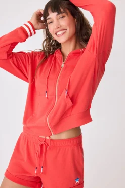 P.J. Salvage Loungewear | Loungewear>American Honey Full Zip Hoodie