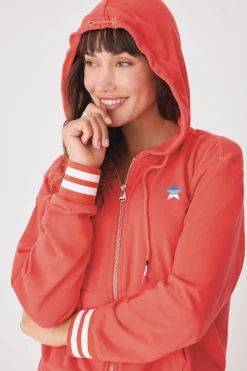 P.J. Salvage Loungewear | Loungewear>American Honey Full Zip Hoodie