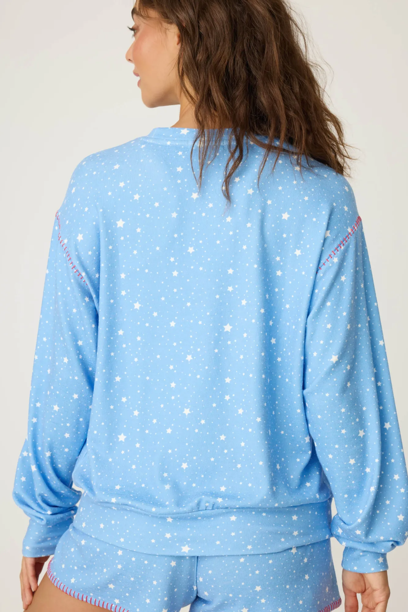 P.J. Salvage Tops | Hearts>American Honey Star Print Long Sleeve Top