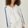 P.J. Salvage Loungewear | Loungewear>Back On Track Waffle Zip Hoodie