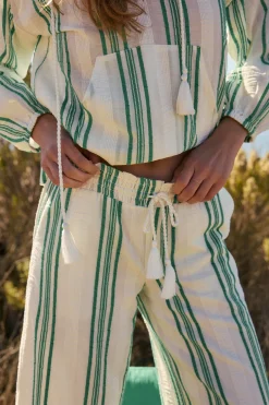P.J. Salvage Loungewear | Loungewear>Beachcomber Wide Leg Cropped Pants