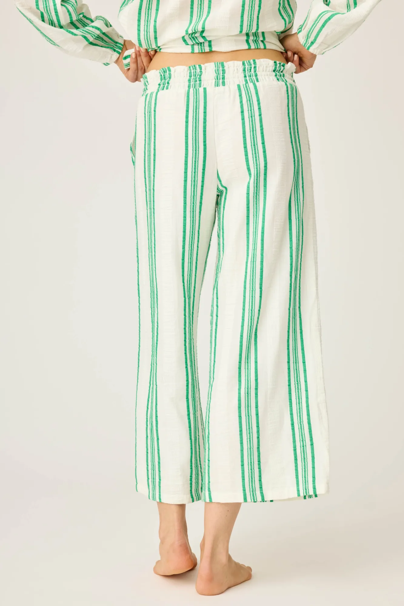 P.J. Salvage Loungewear | Loungewear>Beachcomber Wide Leg Cropped Pants