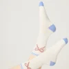 P.J. Salvage Socks | Cotton>Bow Ribbed Crew Socks