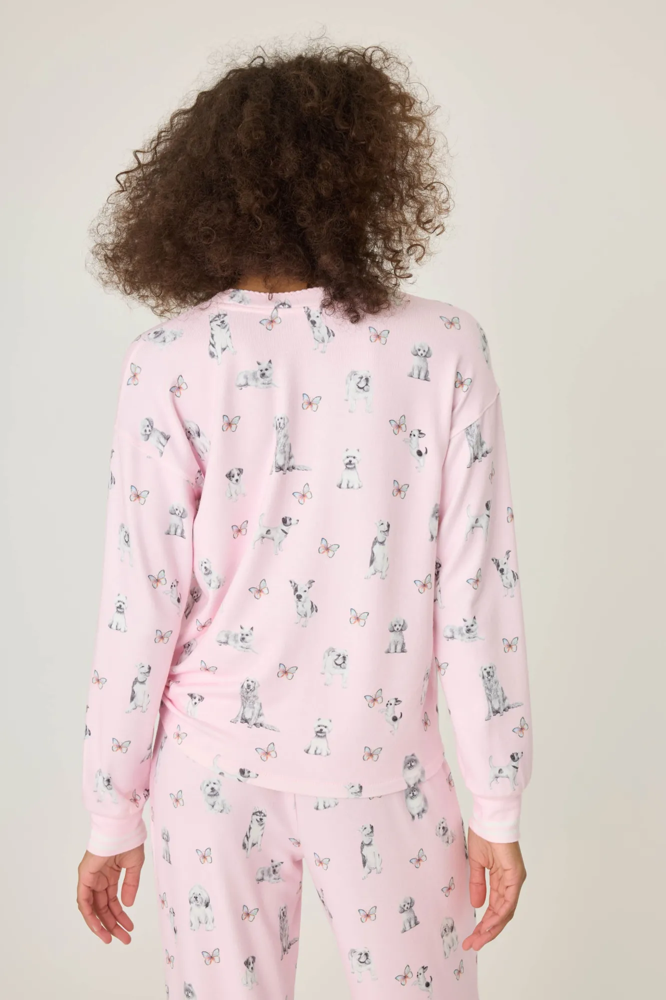P.J. Salvage Tops | Animal Prints>Butterfly Grove Long Sleeve Top