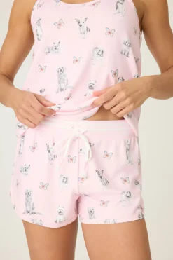 P.J. Salvage Bottoms | Animal Prints>Butterfly Grove Lounge Shorts