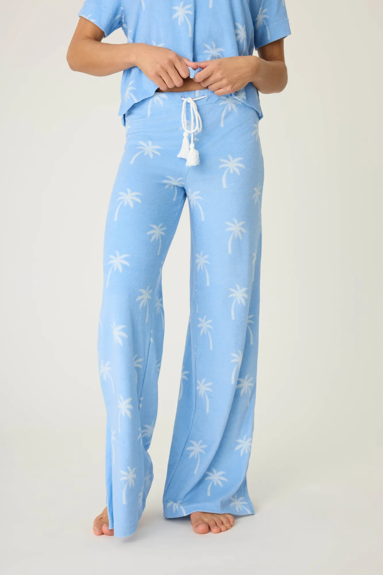 P.J. Salvage Loungewear | Loungewear>Cabana Paradise Palm Print Pants
