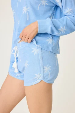 P.J. Salvage Loungewear | Loungewear>Cabana Paradise Palm Print Shorts