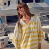 P.J. Salvage Loungewear | Loungewear>Cabana Paradise Stripe Cover Up