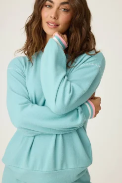 P.J. Salvage Tops | Peachy>Cool Breeze Long Sleeve Top