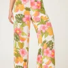 P.J. Salvage Bottoms | Florals & Botanicals>Copacabana Floral Open Leg Pant
