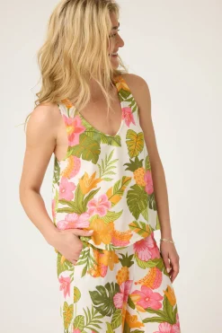 P.J. Salvage Tops | Florals & Botanicals>Copacabana Floral Tank Top