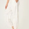 P.J. Salvage Bottoms | Cotton>Dainty Daisy Banded Pants