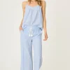 P.J. Salvage Loungewear | Loungewear>Dainty Daisy Crop Pant Lounge Set