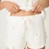 P.J. Salvage Loungewear | Loungewear>Dainty Daisy Embroidered Shorts