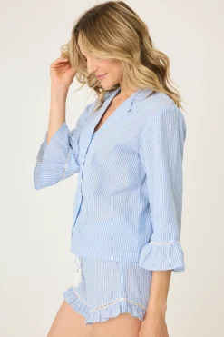 P.J. Salvage Tops | Cotton>Dainty Daisy Long Sleeve Top