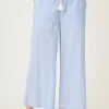 P.J. Salvage Loungewear | Loungewear>Dainty Daisy Open Leg Crop Pants