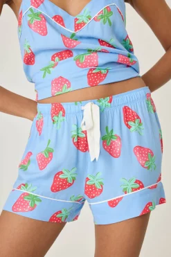 P.J. Salvage Bottoms | Stripes>Farmer's Market Strawberry Shorts