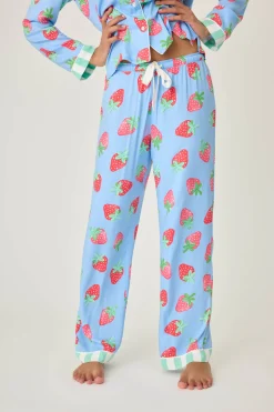Women P.J. Salvage Sweets & Treats | Cooler Fabrics>Farmer's Market Strawberry Pant