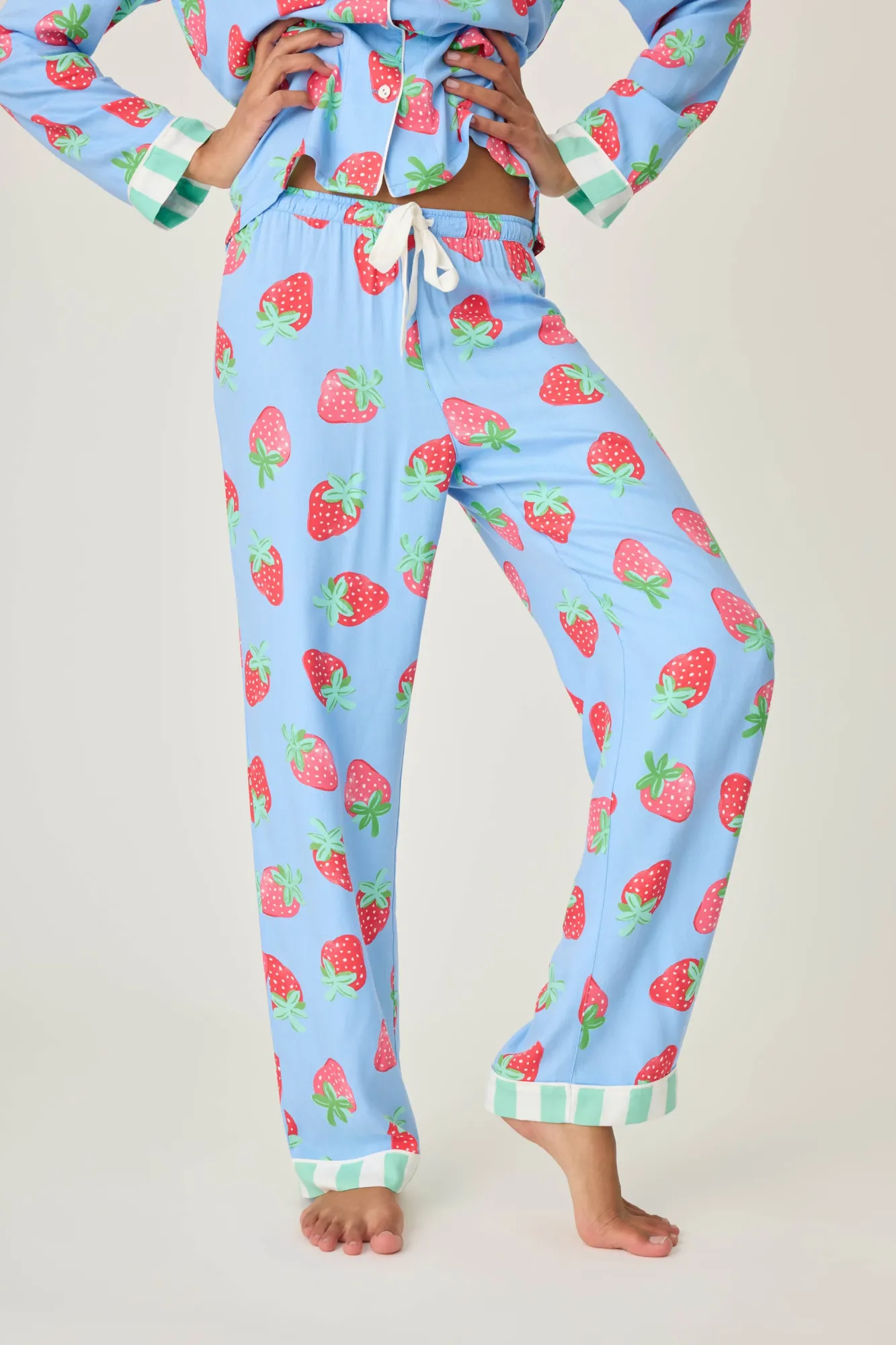 Women P.J. Salvage Sweets & Treats | Cooler Fabrics>Farmer's Market Strawberry Pant