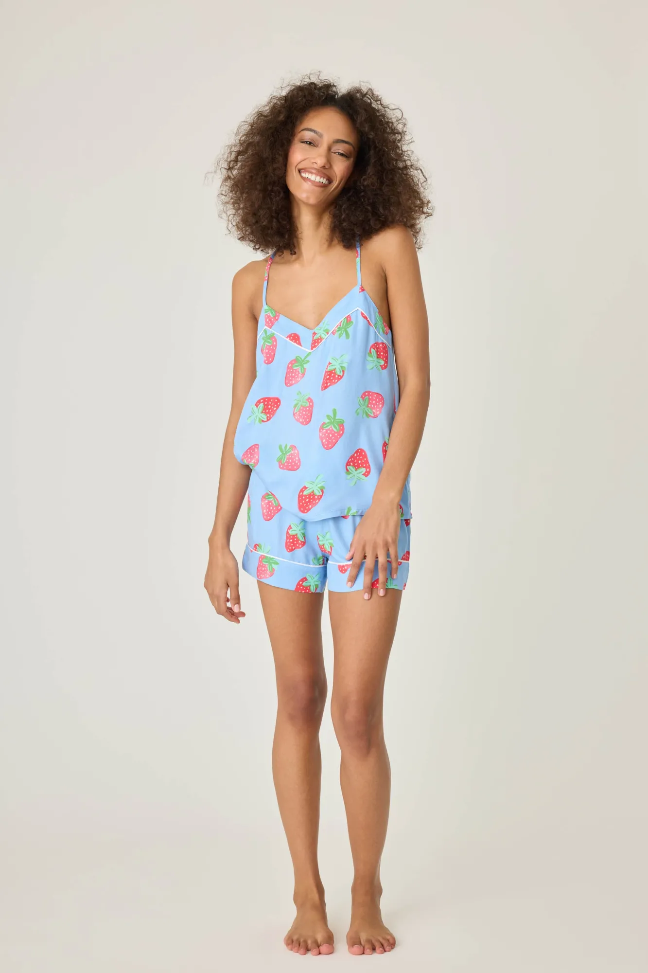 Women P.J. Salvage Pj Sets | Pj Sets>Farmer's Market Strawberry PJ Set