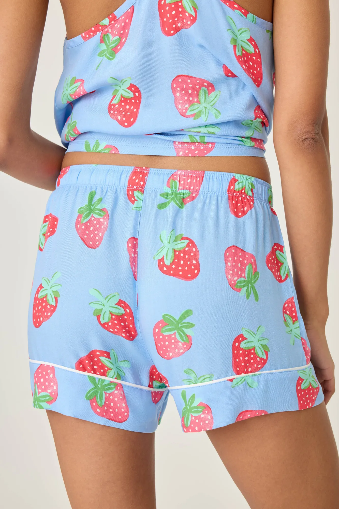 P.J. Salvage Bottoms | Stripes>Farmer's Market Strawberry Shorts