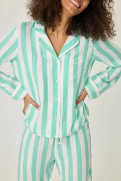 P.J. Salvage Tops | Stripes>Farmer's Market Striped PJ Top