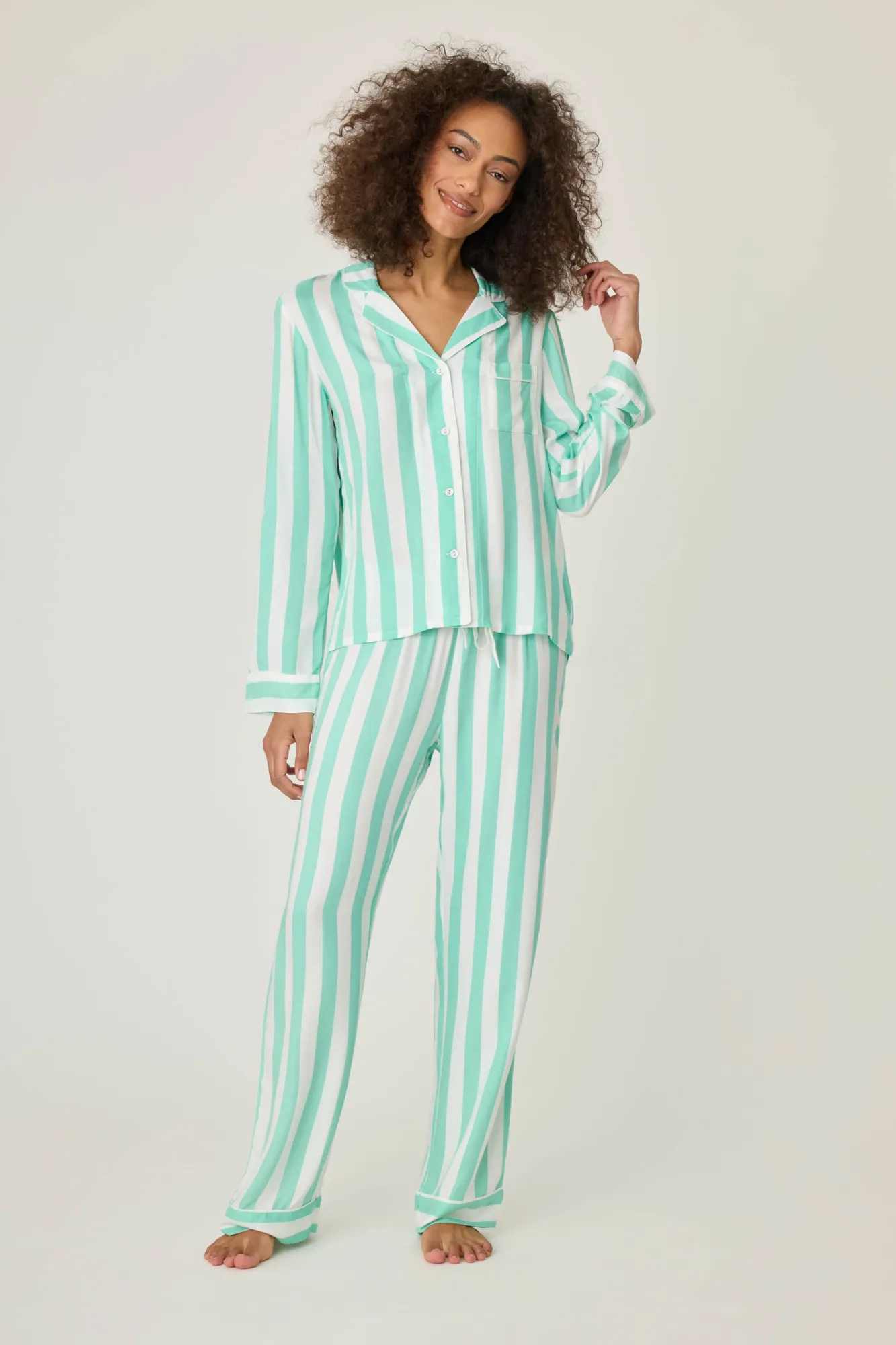 Women P.J. Salvage Pj Sets | Pj Sets>Farmer's Market Striped PJ Set