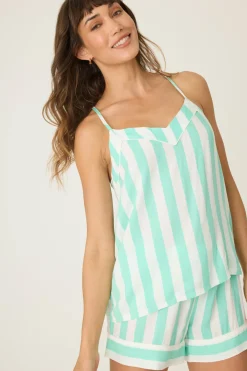 P.J. Salvage Tops | Stripes>Farmer's Market Striped Tank Top