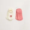 P.J. Salvage Socks | Hearts>Heart 2-Pack Half-Cushion Socks