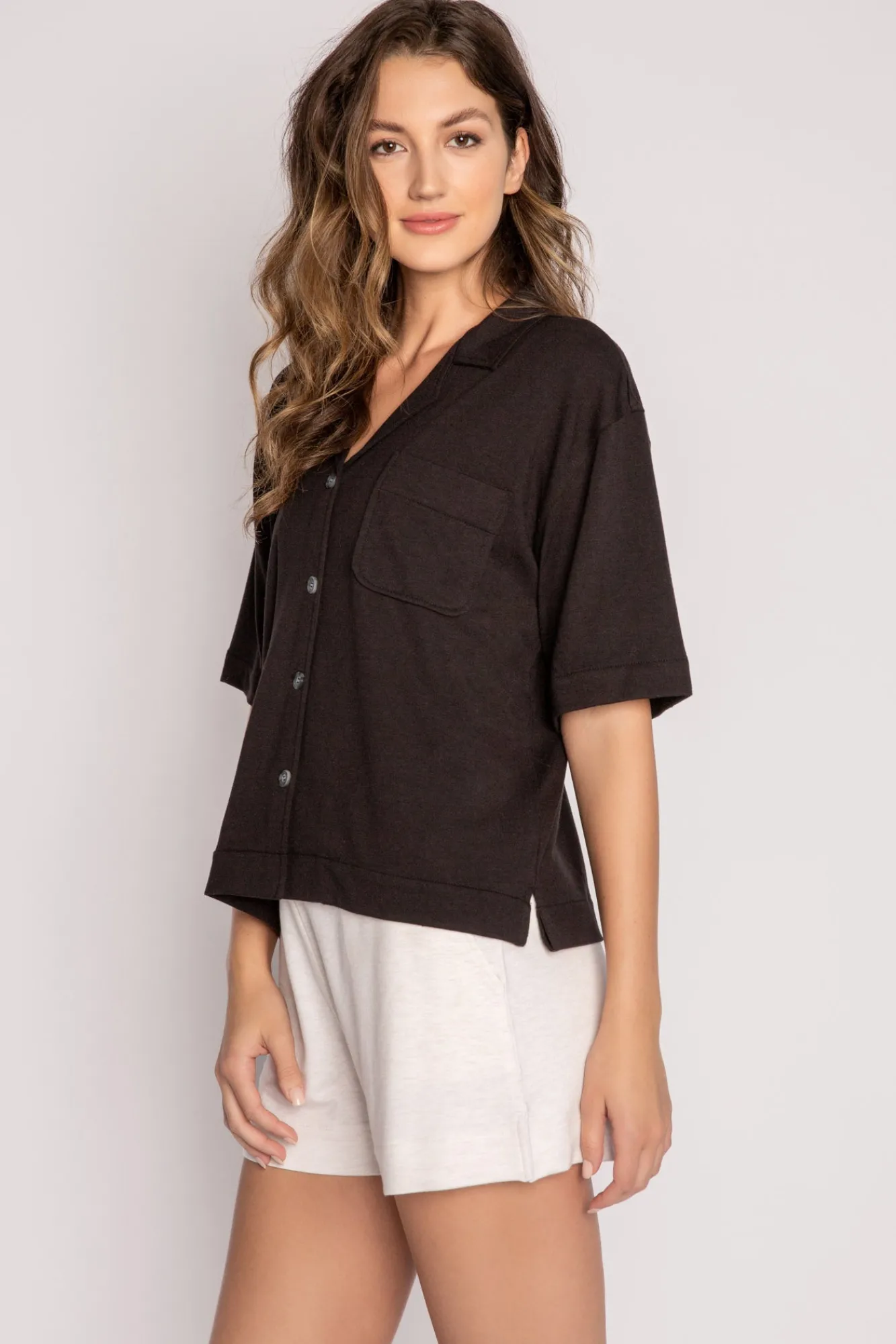 P.J. Salvage Tops | Terry>Jammie Essentials Short Sleeve Top