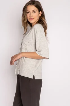 P.J. Salvage Terry | All-season Fabrics>Jammie Essentials Short Sleeve Top