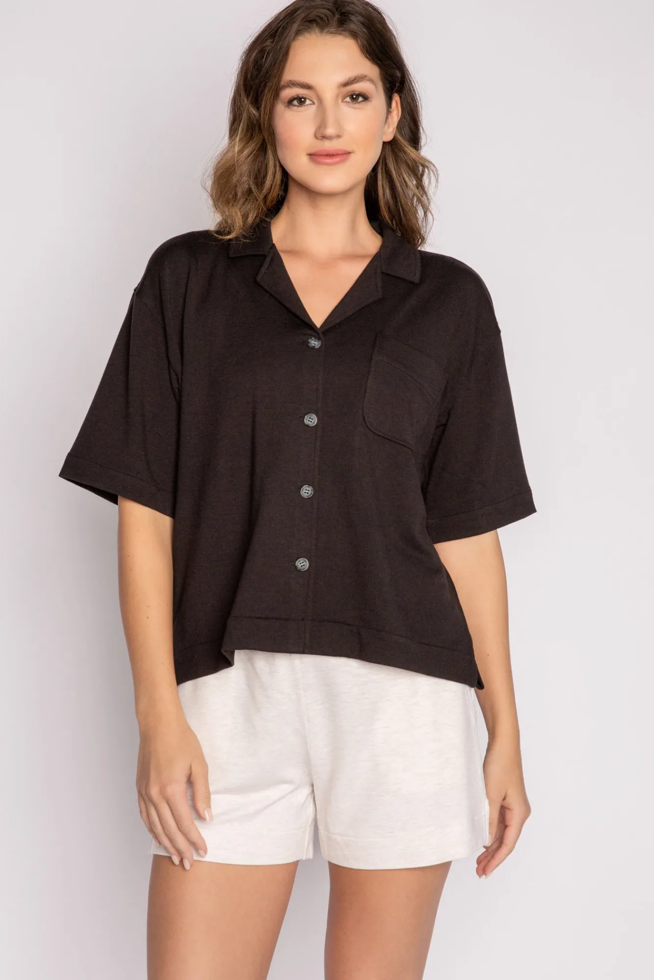 P.J. Salvage Tops | Terry>Jammie Essentials Short Sleeve Top