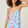 P.J. Salvage Tops | Stripes>Lazy Days Strawberry Tank Top