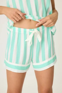 P.J. Salvage Bottoms | Stripes>Lazy Days Striped Shorts