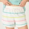 P.J. Salvage Bottoms | Stripes>Limes & Sunshine Striped Shorts