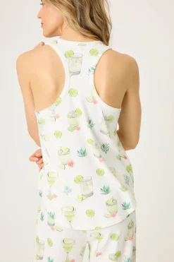 P.J. Salvage Tops | Coffee & Cocktails>Limes & Sunshine Tank Top
