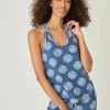 P.J. Salvage Loungewear | Loungewear>Maritime Lounge Shell Tank Top