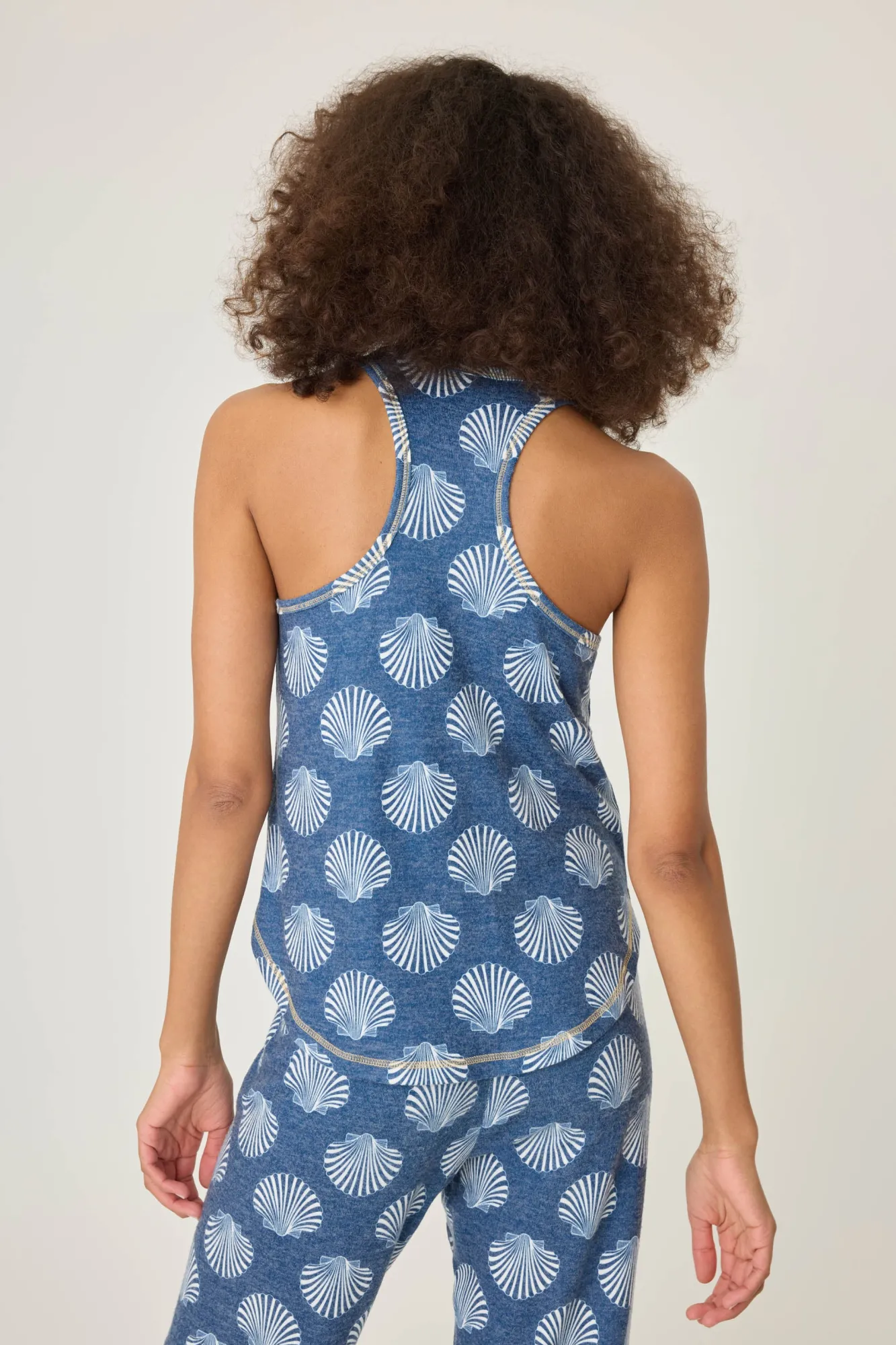 P.J. Salvage Loungewear | Loungewear>Maritime Lounge Shell Tank Top
