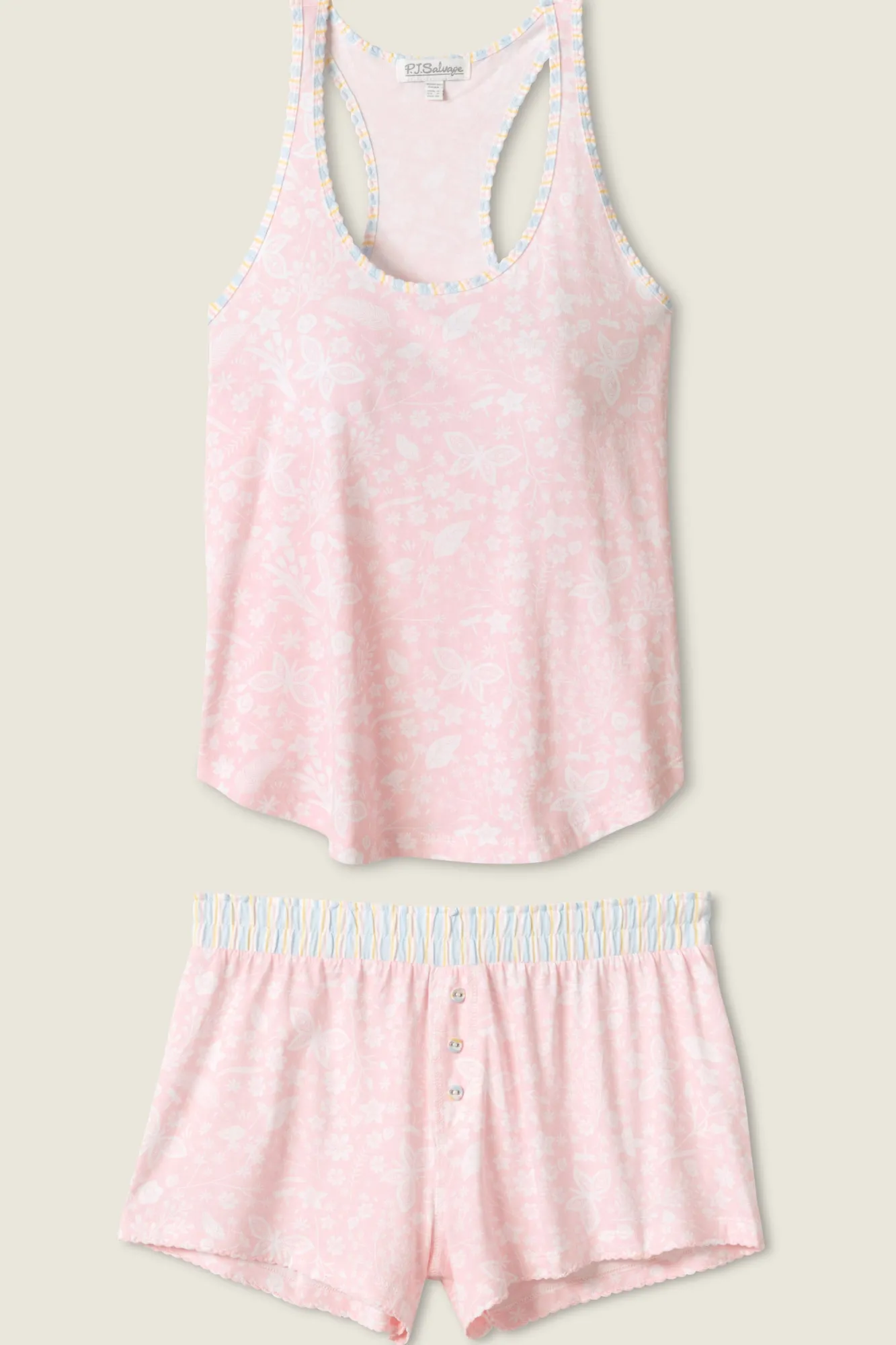 P.J. Salvage Pj Sets | Pj Sets>Mix & Match Floral & Stripe Gift Set