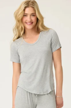 P.J. Salvage Pj Sets | Pj Sets>Modal Basics Short Sleeve Tee