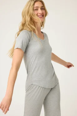 P.J. Salvage Pj Sets | Pj Sets>Modal Basics Short Sleeve Tee