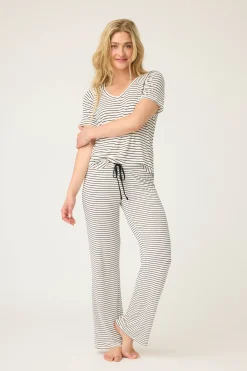P.J. Salvage Pj Sets | Pj Sets>Modal Basics Striped PJ Set