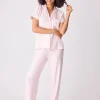 P.J. Salvage Pj Sets | Pj Sets>PJS x Susan G. Komen Leopard PJ Set