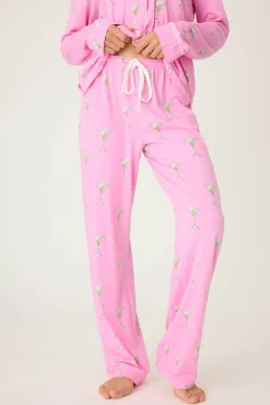 P.J. Salvage Bottoms | Coffee & Cocktails>Playful Prints Drinks Pajama Pant