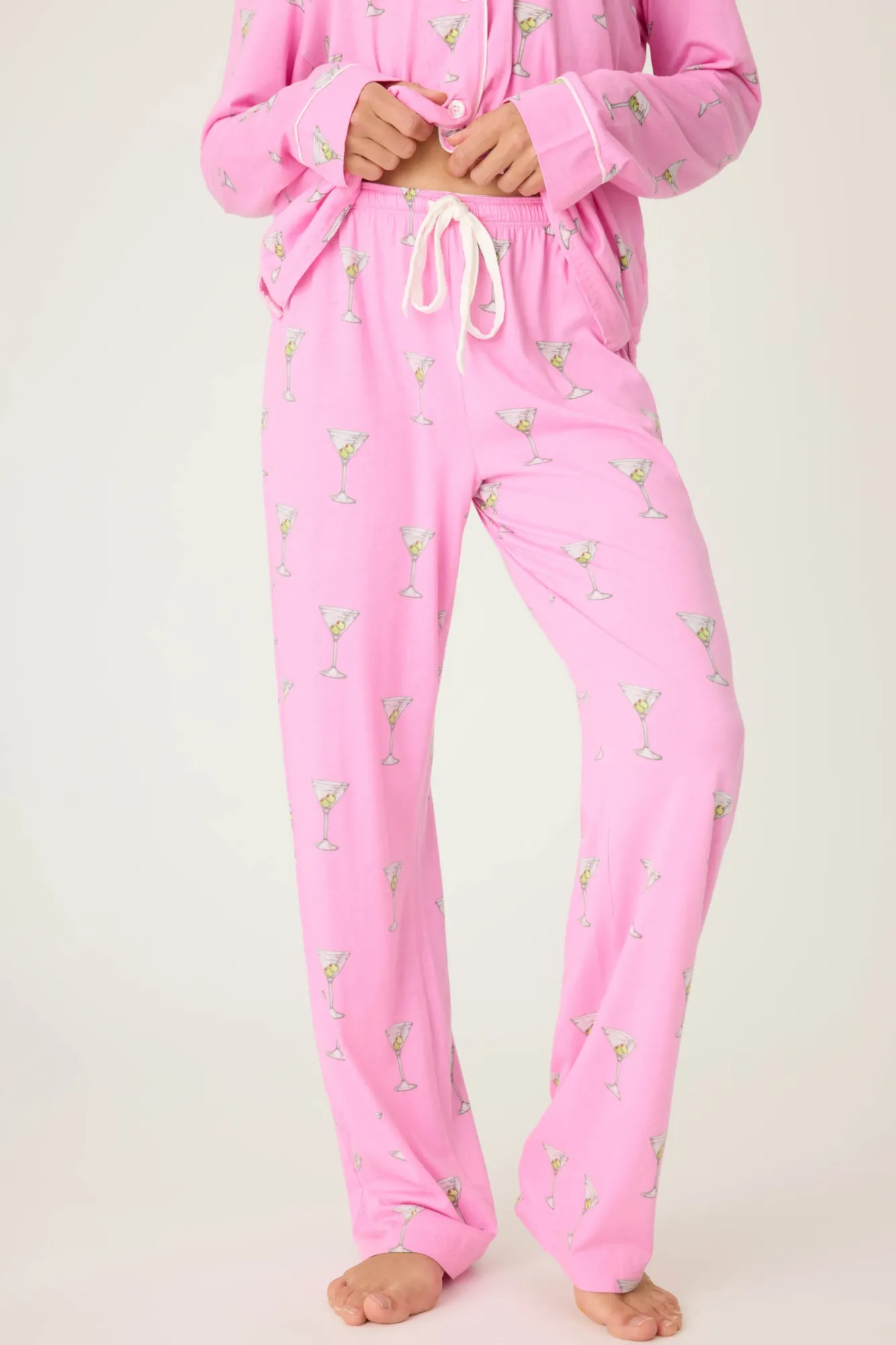 P.J. Salvage Bottoms | Coffee & Cocktails>Playful Prints Drinks Pajama Pant
